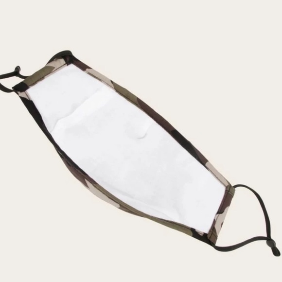 Camouflage Print Face Mask - Picture 3 of 7